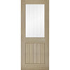 Pass-Easi Three Sliding Doors and Frame Kit - Belize Light Grey Door  - Clear Glass Frosted Lines - Prefinished
