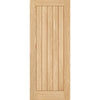 Five Folding Doors & Frame Kit - Montreal Oak Flush Internal 3+2 - Prefinished