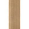 Minimalist Wardrobe Door & Frame Kit - Four Melbourne Oak Flush Internal Door - Prefinished