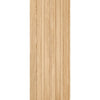 Sirius Tubular Stainless Steel Sliding Track & Montreal Oak Flush Internal Double Door - Prefinished