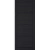 Top Mounted Black Sliding Track & Door - Soho 4 Panel Charcoal Door - Prefinished