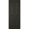 Three Sliding Maximal Wardrobe Doors & Frame Kit - Regency 4 Panel Smoked Oak Door - Prefinished