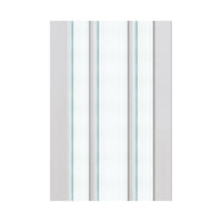 W8 Manhattan Room Divider Door & Frame Kit - Bevelled Clear Glass - White Primed - 2031x2478mm Wide