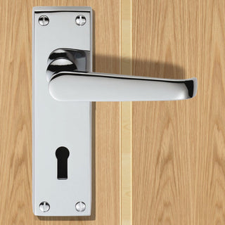 Image: M30 Victorian Suite Lever Lock Door Handles - 3 Finishes
