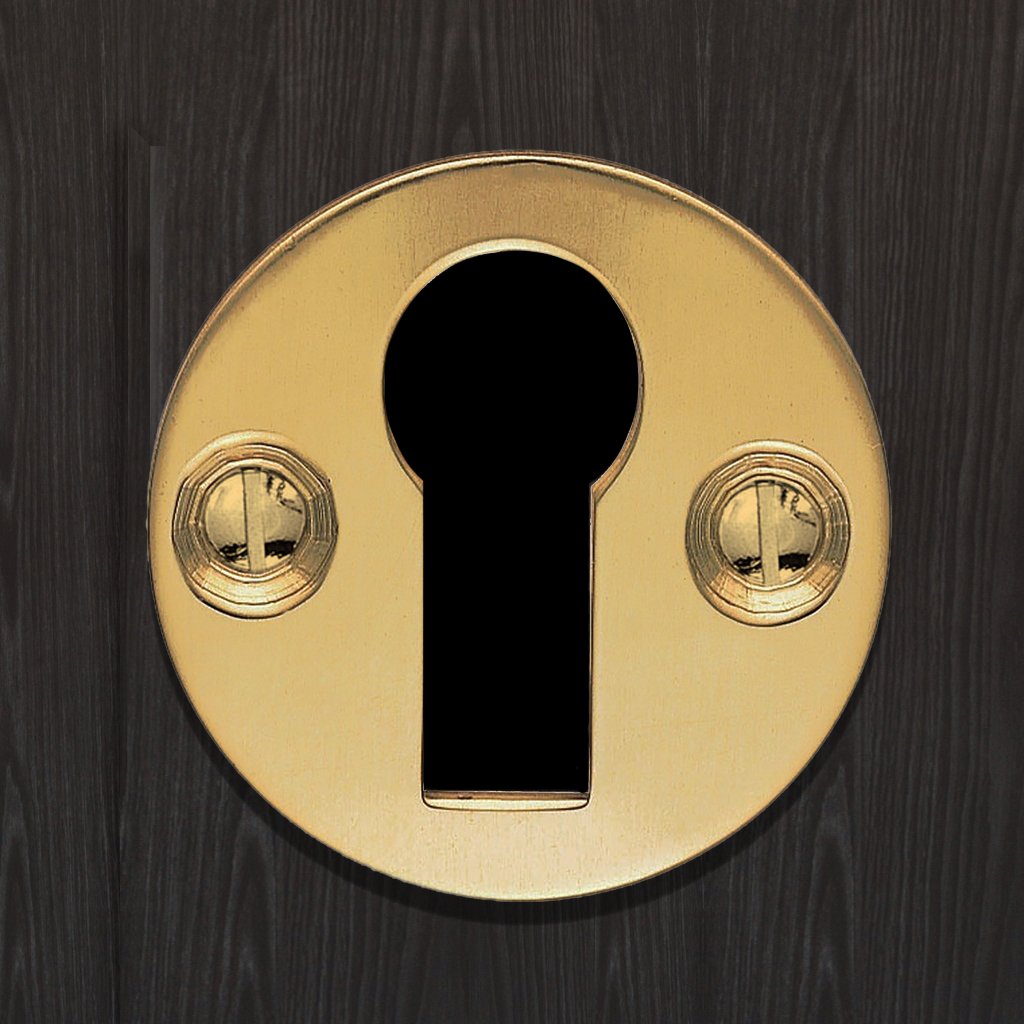 M41 Victorian Open Escutcheon, Standard Profile - 3 Finishes