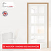 Made to Size Single Interior Prefinished Oak Veneered Frame