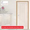 Made to Size Single Interior Unfinished Oak Veneered Frame