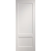 Madison White Primed Panel Door Pair