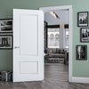 Madison White Primed Panel Door