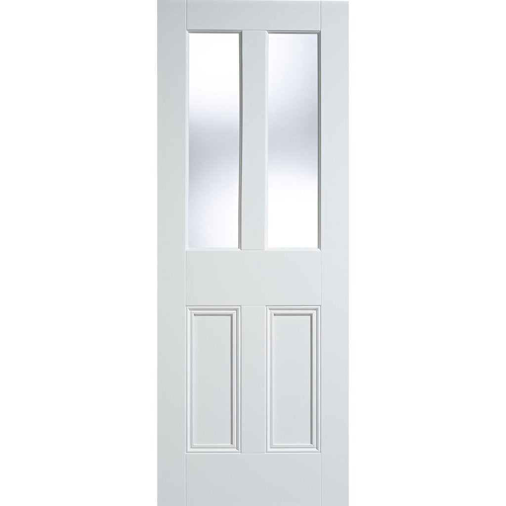 Nostalgia Malton Unglazed Door Pair - Raised Mouldings - White Primed
