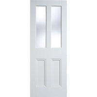 Nostalgia Malton Unglazed Door Pair - Raised Mouldings - White Primed
