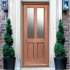 LPD Malton External Mahogany Door - Frosted Double Glazing