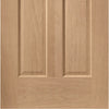 Malton Oak Door Pair - Bevelled Clear Glass