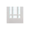 Manhattan Door - Bevelled Clear Glass - White Primed