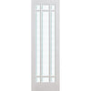 Manhattan Door - Bevelled Clear Glass - White Primed