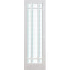 Manhattan Door - Bevelled Clear Glass - White Primed
