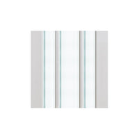 Manhattan Door Pair - Bevelled Clear Glass - White Primed