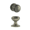 Harrogate Mushroom Old English Mortice Knob - Matt Gun Metal