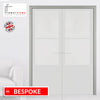 Thruframe Handmade Eco-Urban® Interior Double  Door Lining Frames - Premium Primed - Six Finishes