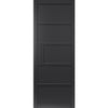 JB Kind Industrial Metro Black Panel Internal Door Pair - Prefinished