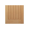 Bespoke Mexicano Oak Fire Door - Vertical Lining - 1/2 Hour Fire Rated