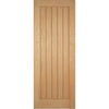 Bespoke Mexicano Oak Door Pair - Vertical Lining