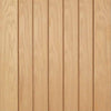 Single Sliding Door & Track - Mexicano Oak Door - Unfinished