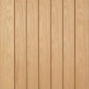 Single Sliding Door & Track - Mexicano Oak Door - Prefinished