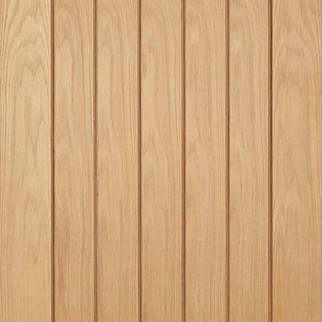 Single Sliding Door & Track - Mexicano Oak Door - Prefinished