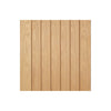 Bespoke Mexicano Oak Fire Door - Vertical Lining - 1/2 Hour Fire Rated