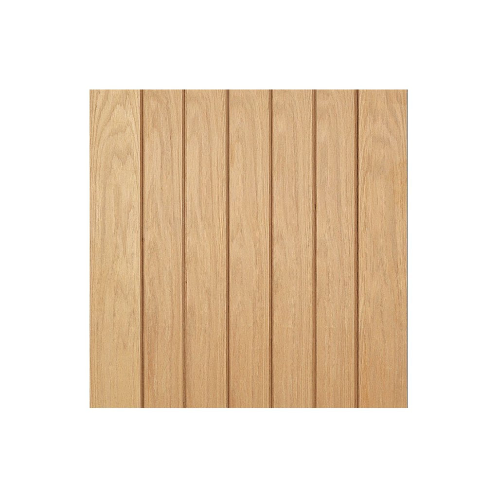Bespoke Mexicano Oak Fire Door - Vertical Lining - 1/2 Hour Fire Rated