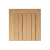 Bespoke Mexicano Oak Door - Vertical Lining