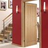 OUTLET - Mexicano Oak Door - Vertical Lining - Scuffs