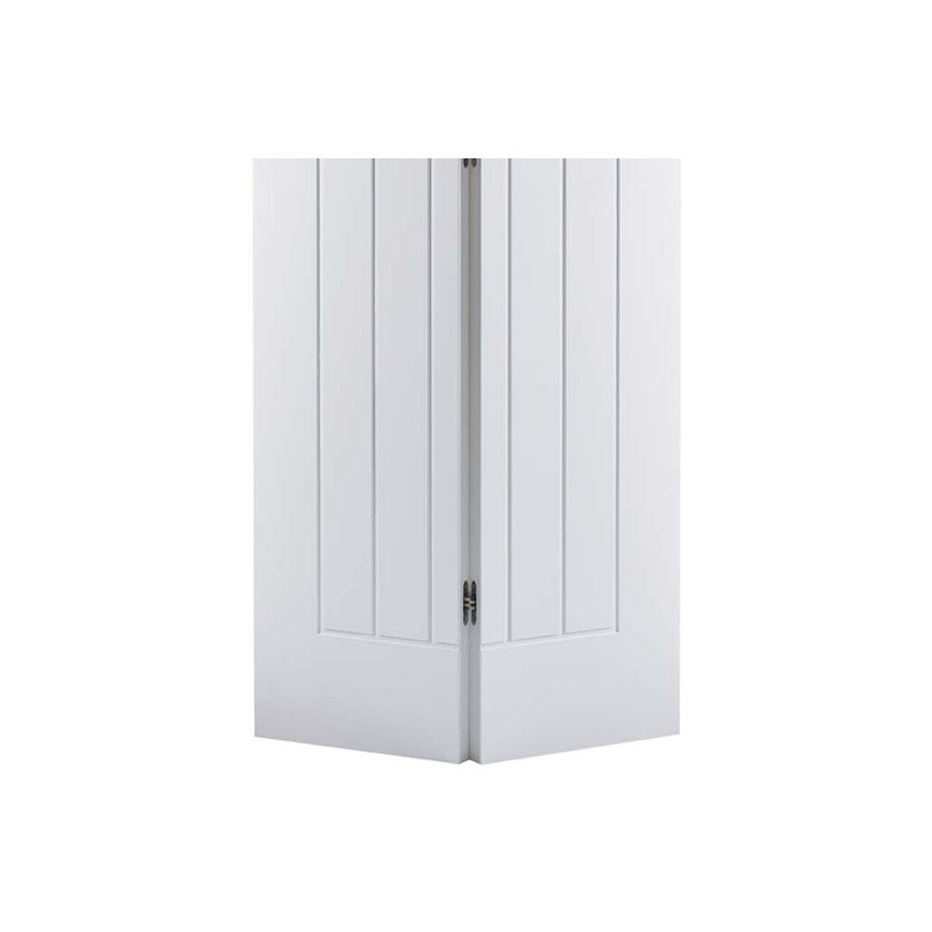 Mexicano Flush Bifold Door - White Primed