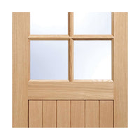 Mahogany 2XGG Exterior Door - Toughened Double Glazing, From LPD Joinery