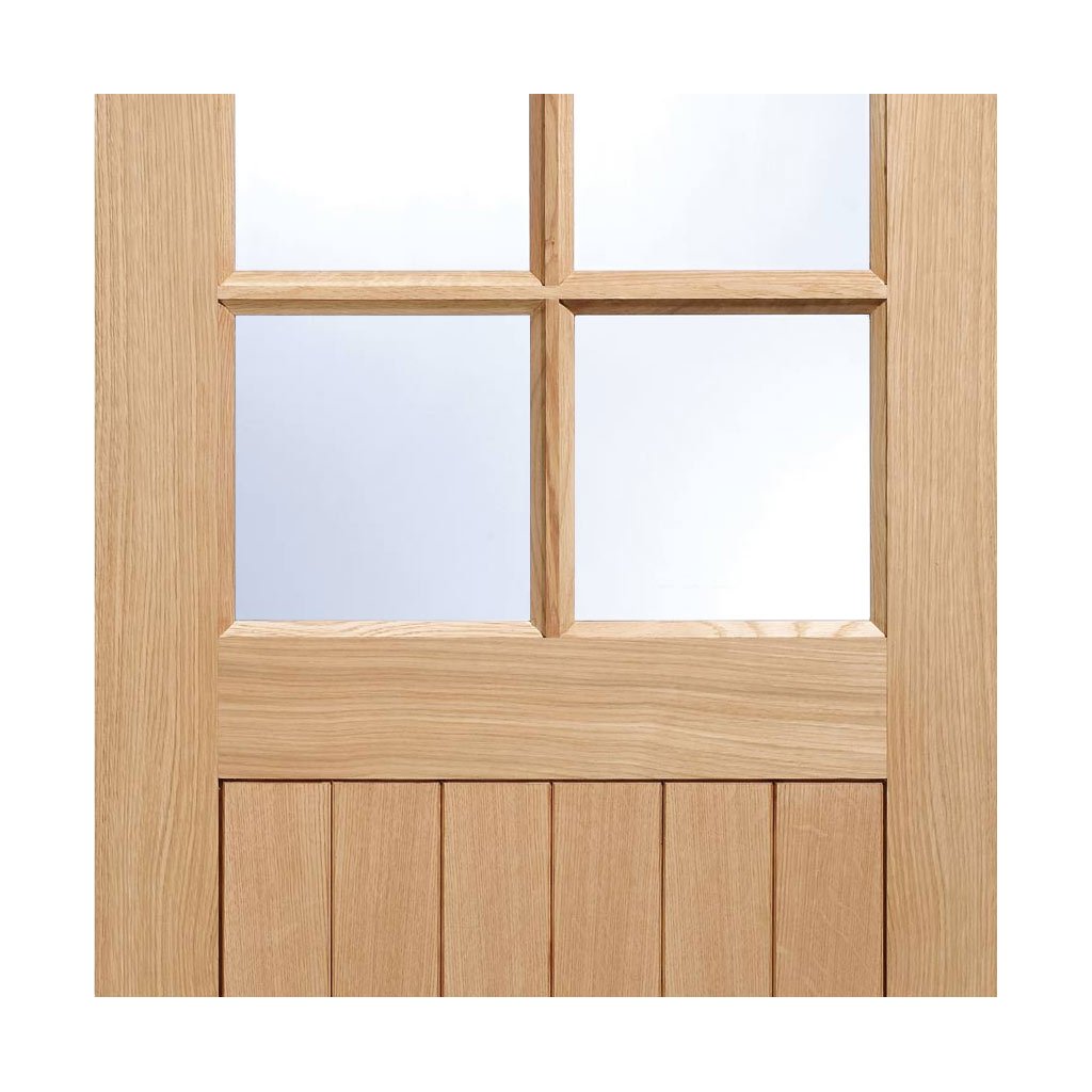 Mahogany 2XGG Exterior Door - Toughened Double Glazing, From LPD Joinery