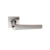 Steelworx SSL1404 Lever Latch Handles on Square Sprung Rose
