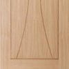 Four Sliding Doors and Frame Kit - Verona Oak Flush Door - Unfinished