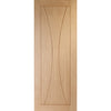 Bespoke Verona Oak Flush Single Pocket Door Detail