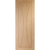 Bespoke Verona Oak Flush Double Frameless Pocket Door Detail - Prefinished