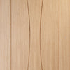 Bespoke Thrufold Verona Oak Flush Folding 2+0 Door - Prefinished