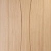 Three Sliding Doors and Frame Kit - Verona Oak Flush Door - Prefinished