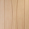 Bespoke Thruslide Verona Oak Flush 2 Door Wardrobe and Frame Kit