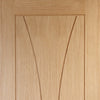 Bespoke Verona Oak Flush Single Pocket Door Detail