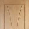 Verona Oak Veneer Staffetta Twin Telescopic Pocket Doors - Prefinished