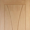 Bespoke Thruslide Verona Oak Flush - 2 Sliding Doors and Frame Kit - Prefinished