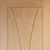 Bespoke Thruslide Verona Oak Flush 2 Door Wardrobe and Frame Kit