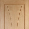 Simpli Fire Door Set - Verona Oak Flush Fire Door - No Decoration