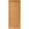 Four Sliding Wardrobe Doors & Frame Kit - Clementine Flush Oak Door - Walnut Inlays - Prefinished