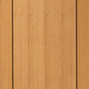 Four Sliding Doors and Frame Kit - Clementine Flush Oak Door - Walnut Inlays - Prefinished